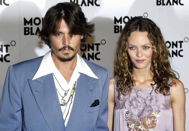 Denis Balibouse/Reuters Ator Johnny Depp e sua ex-mulher Vanessa Paradis