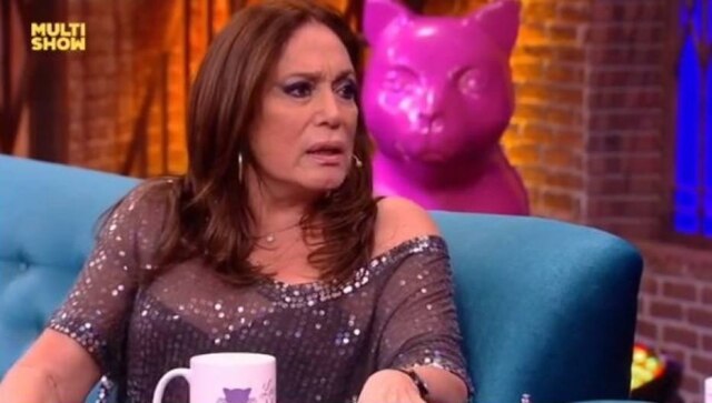 Instagram/@tatawerneck A atriz Susana Vieira no programa 'Lady Night', de Tatá Werneck.