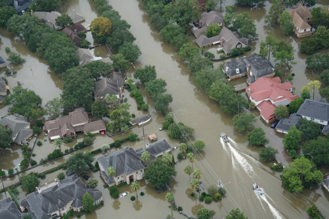 'Os EUA e as Mudanças Climáticas do Planeta'/National Geographic/Reprodução Flooding from Hurricane Harvey. (Getty Images/iStockphoto)