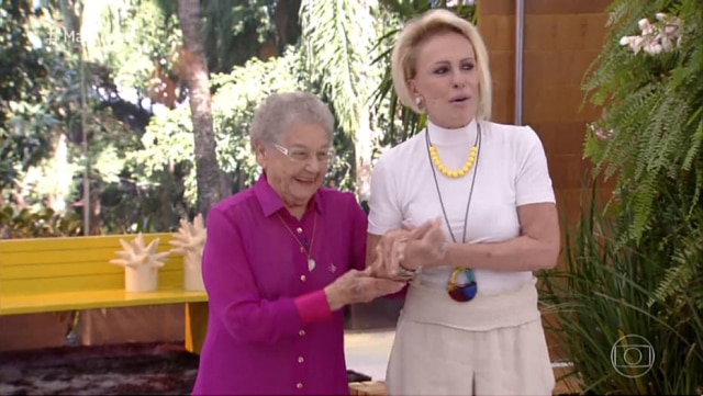 Reprodução/TV Globo Ana Maria foi a porta de entrada para Palmirinha na televisão
