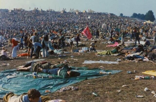 The Museum at Bethel Woods/Via REUTERS Festival de Woodstock em agosto de 1969, em Bethel, Nova York.