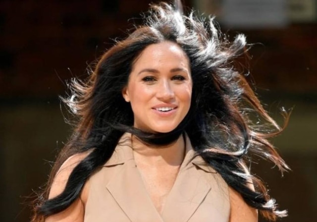 REUTERS/Toby Melville Meghan Markle em evento sobre acesso feminino a educa;áo de nível superior na University de Johanesburgo.