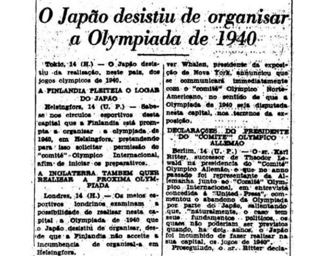 Acervo/Estadão O Estado de S.Paulo - 15/7/1938Clique aqui para ver mais