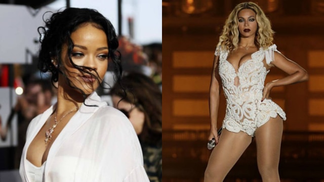REUTERS/Danny Moloshok e Wilton Junior/ Estadão Internautas apontam que Rihanna e Beyoncé são rivais, mas as duas deixam claro que são amigas.