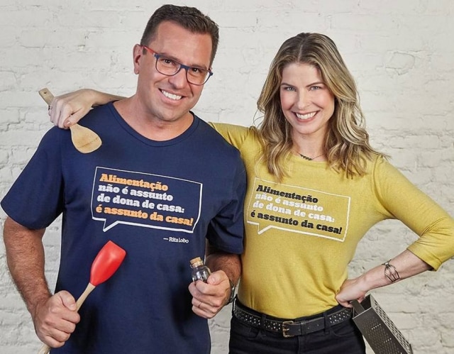 Instagram/@rodrigobocardi Os apresentadores Rodrigo Bocardi e Rita Lobo.