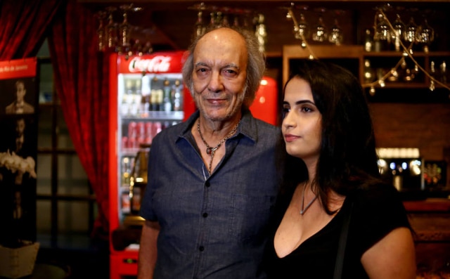 Fabio Motta/Estadão O cantor e compositor Erasmo Carlos com a mulher Fernanda Passos.