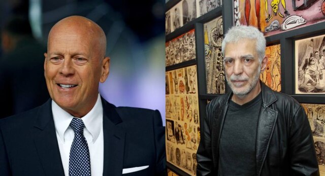Henry Nicholls/REUTERS; JB NETO/AE O ator Bruce Willis e o cartunista Angeli foram diagnosticados com afasia, um distúrbio de linguagem ocorrido por lesão cerebral que afeta a comunicação, e se afastarão das carreiras para cuidar da doença.