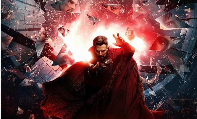 Disney Studios Arte conceitual do filme 'Doutor Estranho no Multiverso da Loucura', com Benedict Cumberbatch