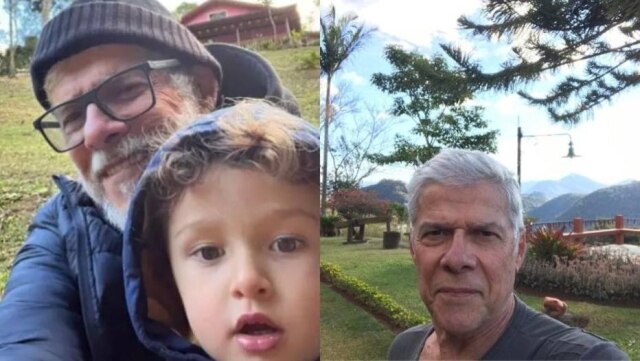Instagram/@josemayerarte Longe das novelas desde 2016, José Mayer usa as redes sociais para compartilhar momento ao lado do neto de dois anos.