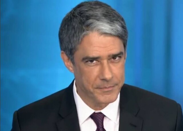 Reprodução/Instagram O jornalista William Bonner, apresentador do Jornal Nacional, da TV Globo.