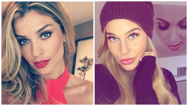 Reprodução/Instagram Semelhança entre Grazi Massafera e a Miss Dinamarca, Christina Mikkelsen, é grande.