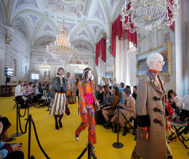 Getty Images para Gucci Gucci Cruise 2018.