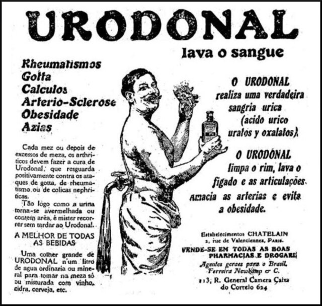Acervo/Estadão Publicidade de Urodonal no Estadão de 16/9/1918