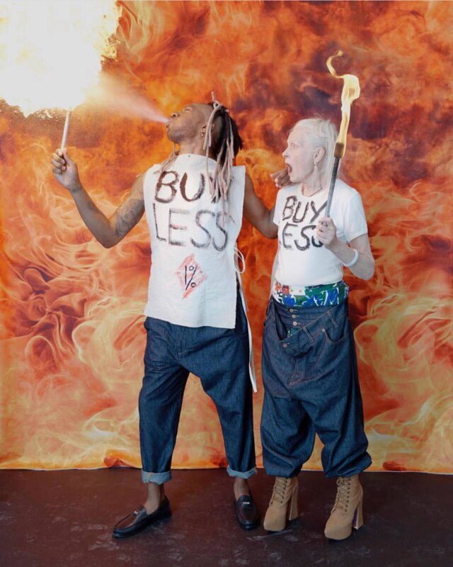Hedvig Jenning/Divulgação A estilista Vivienne Westwood numa das cenas do vídeo-manifesto da sua coleção do verão 2019