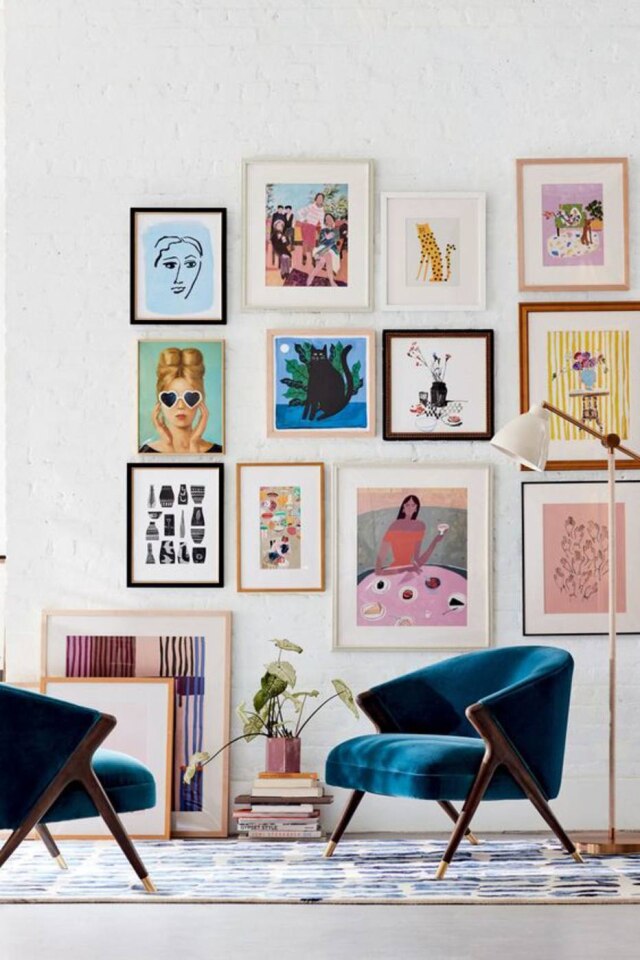 Pinterest/Anthropologie Quadros, fotos, desenhos e esculturas; escolha os seus favoritos para decorar sua parede