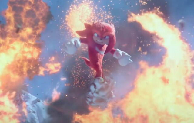 Paramount Pictures Knuckles apareceu em vídeo de 'Sonic 2' divulgado pela Paramount.