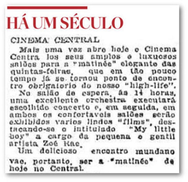 Acervo/Estadão O Estado de S.Paulo - 12/9/1918