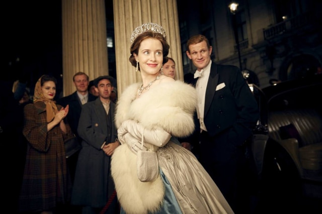 Robert Viglasky, Netflix/ Divulgação Claire Foy no papel da rainha Elizabeth na série 'The Crown', da Netflix