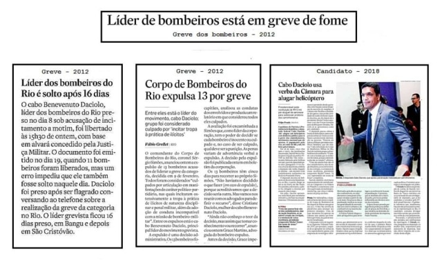 Acervo Estadão A história do candidato Cabo Daciolo nas páginas do jornal