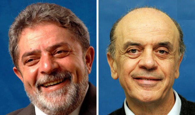 Célso Júnior e Valéria Gonçalves/ Estadão No pleito de 2002, o petista Luiz Inácio Lula da Silva líderou a votação no 1º turno com 46,44% dos votos. O tucano José Serra foi o 2º mais votado, com 23,19% dos votos. A disputa foi levada para o 2º turno em 27 de outubro de 2002.