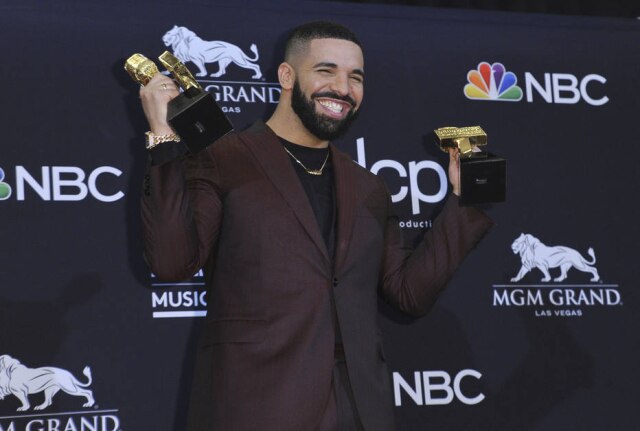 Photo by Richard Shotwell/Invision/AP Drake levou 12 troféus e foi o grande vencedor da noite no Billboard Music Awards 2019