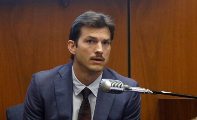 Genaro Molina/AFP O ator Ashton Kutcher serviu de testemunha no julgamento de um homicídio.