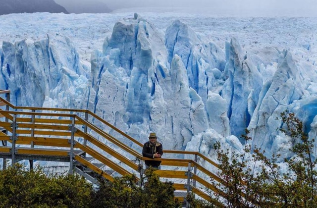 Arquivo pessoal Luiz Thadeu na Patagônia, Argentina.