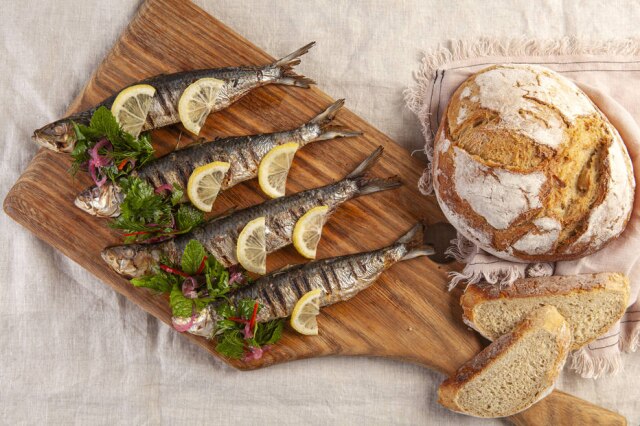 Codo Meletti/Estadão Sardinhas grelhadas com salada de ervas, da chef Bella Masano.