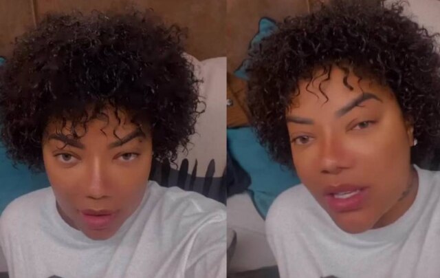 Reprodução Instagram/ @ludmilla Ludmilla mostra seus cachos naturais