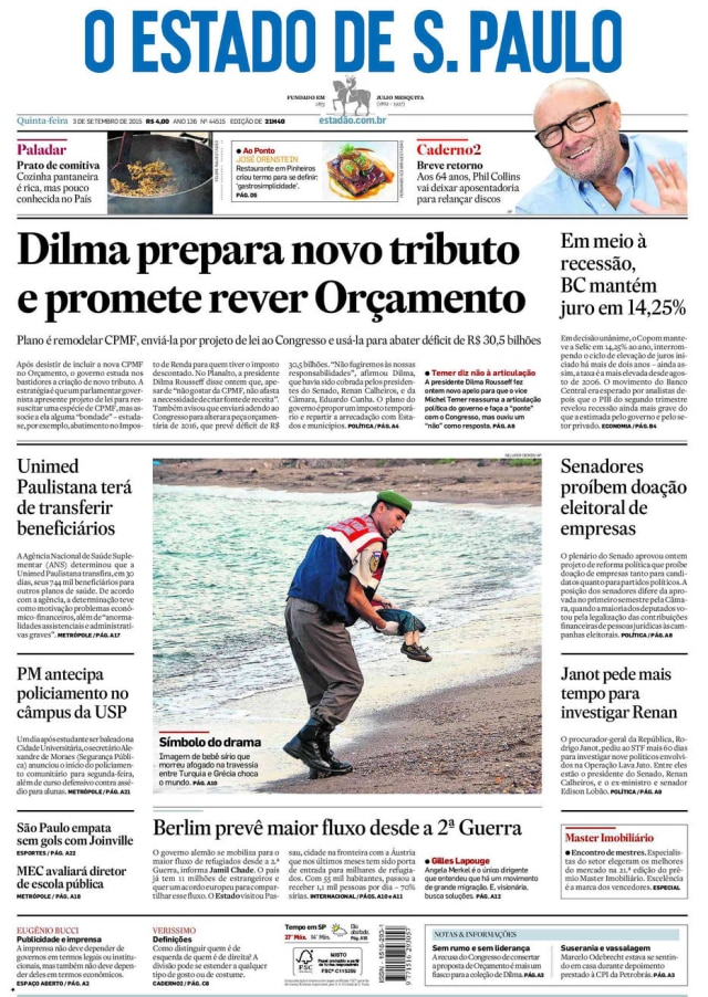 Acervo/Estadão > Estadão - 03/9/2015