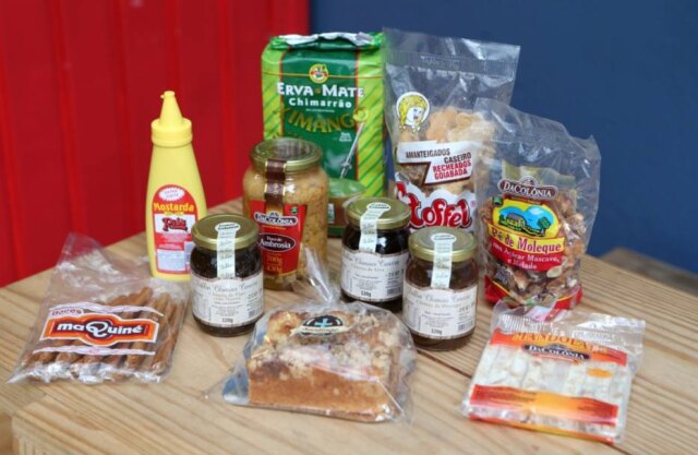 JF Diório|Estadão Os produtos gaúchos vendidos na loja. Para matar a saudade.