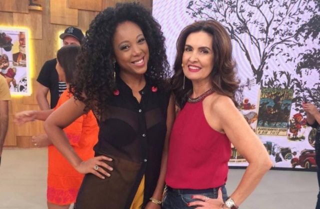 Reprodução/Instagram Negra Li foi convidada do 'Encontro' e revelou que está grávida do 2º filho.