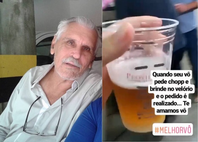 Imagens cedidas por Brenna Ferrari/Acervo pessoal João Luiz Ferrari não resistiu a uma pneumonia aos 70 anos de idade, e a família quis homenageá-lo