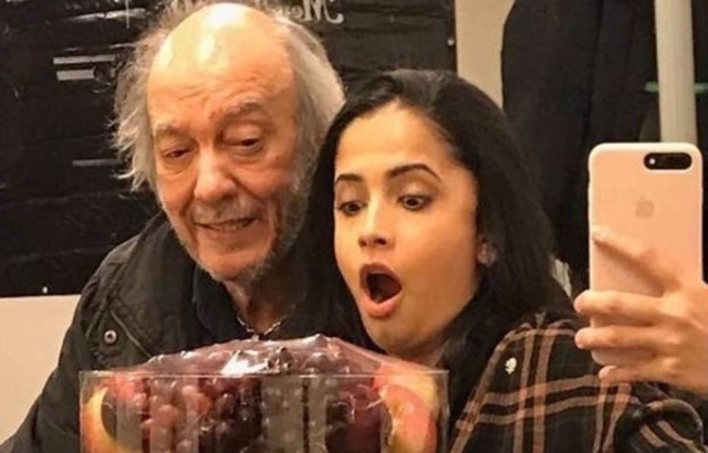 Instagram/@erasmocarlosbr O cantor Erasmo Carlos e a esposa Fernanda Passos.