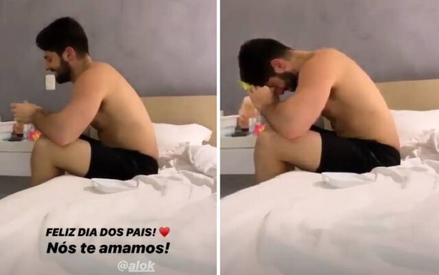 Instagram / @romananovais DJ Alok se emociona ao saber que será pai, fruto do relacionamento com a médica Romana Novais.