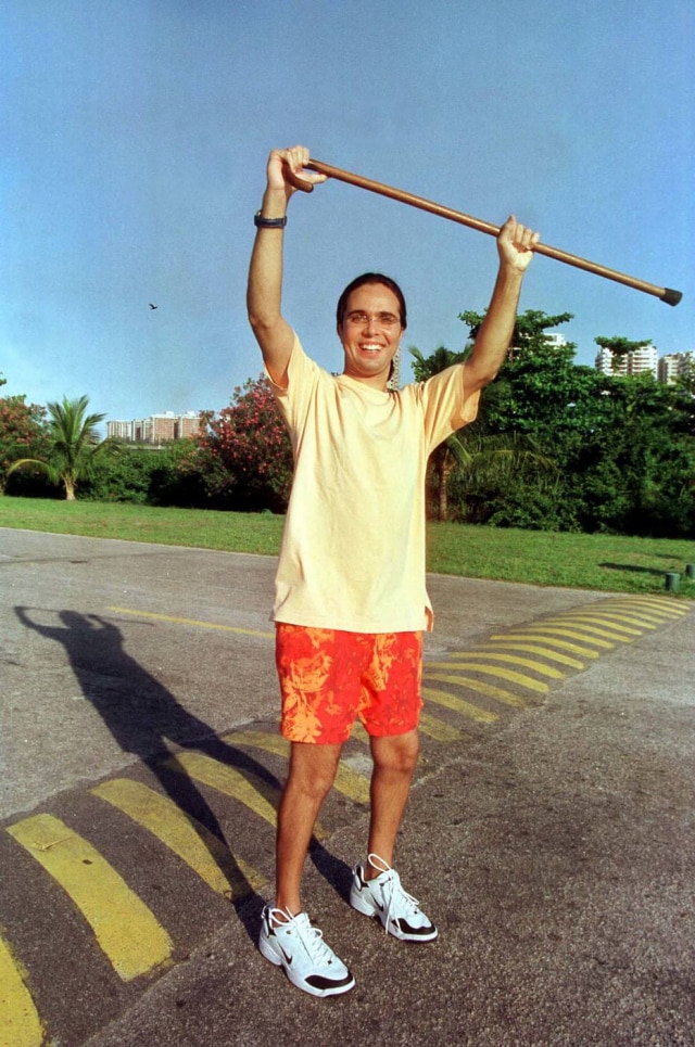 Tasso Marcelo / Estadão Flávio Silvino posa para repórter fotográfico do Estadão em março de 2001