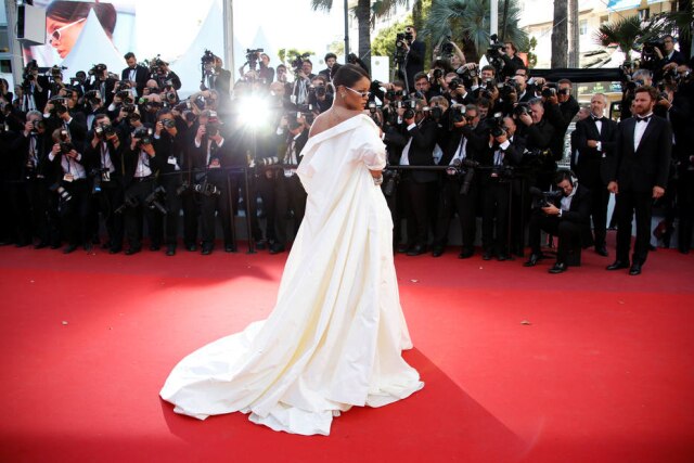 REUTERS/Jean-Paul Pelissier Rihanna em Cannes.