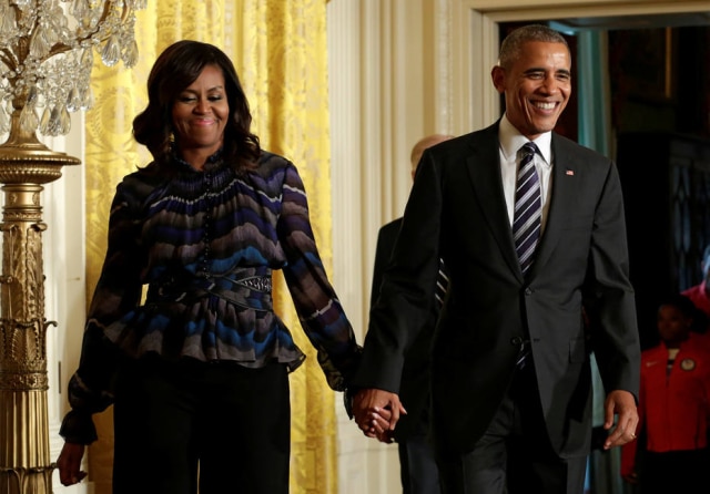 REUTERS/Yuri Gripas Barack Obama e Michelle Obama estão casados há 25 anos.