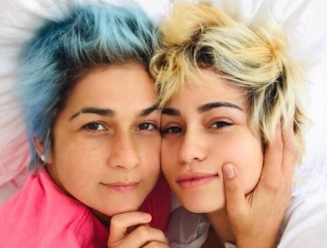 Instagram/@nandacosta A atriz Nanda Costa e a esposa Lan Lanh.