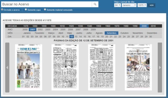 Acervo/Estadão Clique aqui para navegar pela linha-do-tempo