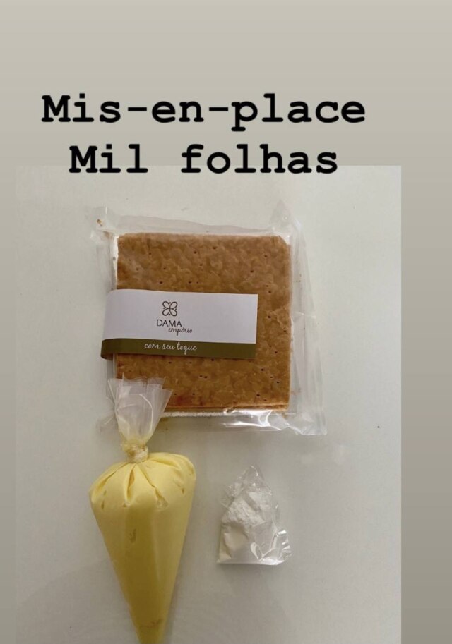 Patrícia Ferraz/Estadão Kit mil-folhas Dama Confeitaria
