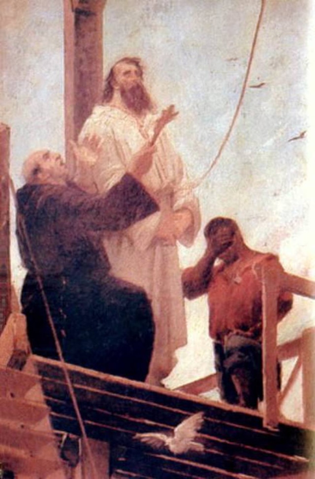 Reprodução Martírio de Tiradentes (1893), óleo de Aurélio Figueiredo