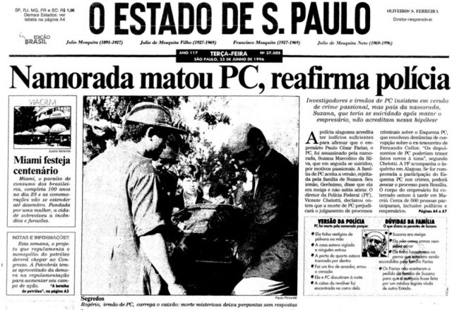 Acervo/Estadão >> Estadão - 25/6/1996