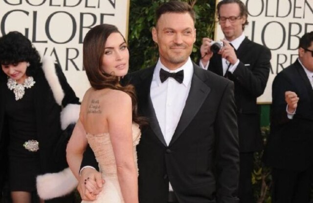 Divulgação o casal Megan Fox e Brian Austin Green espera pelo terceiro filho