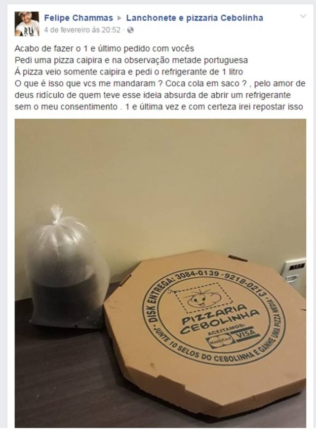 Reprodução / Facebook .