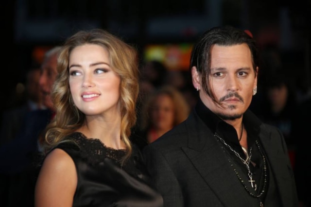 AP Amber Heard acusou Johnny Depp de violência doméstica em 2016.