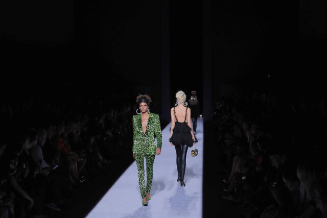 REUTERS/Lucas Jackson Tom Ford apresentou uma coleção cheia de animal print e calças de montaria