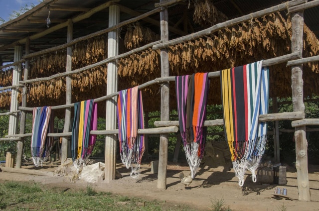 Imagem cedida pela Marni As redes da coleção La Vereda, que evoca a atmosfera das pequenas comunidades agrárias da Colômbia