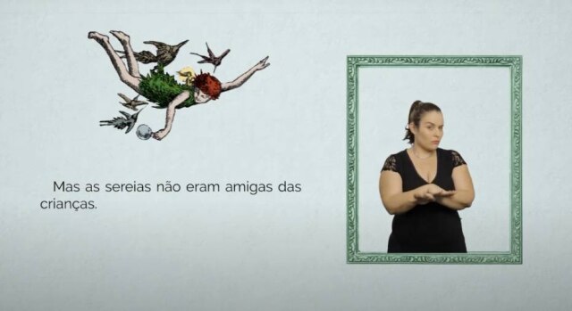 YouTube / inclusãosp SEDPcD Livros como 'Peter Pan' foram lançados com elementos para trazer acessibilidade