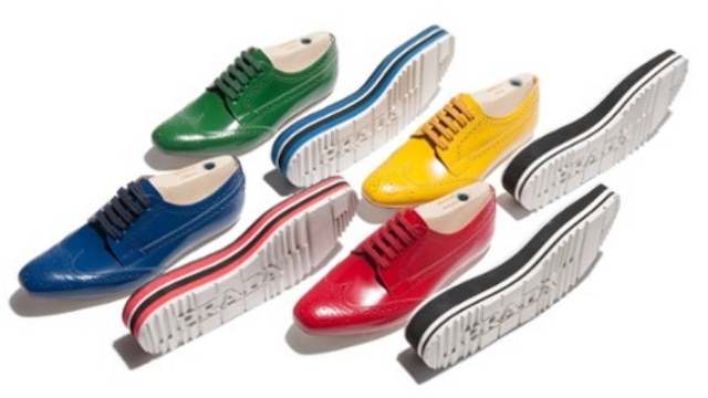 Divulgação Sapatos Prada customizados: é possível escolher a sola, o couro e a cor